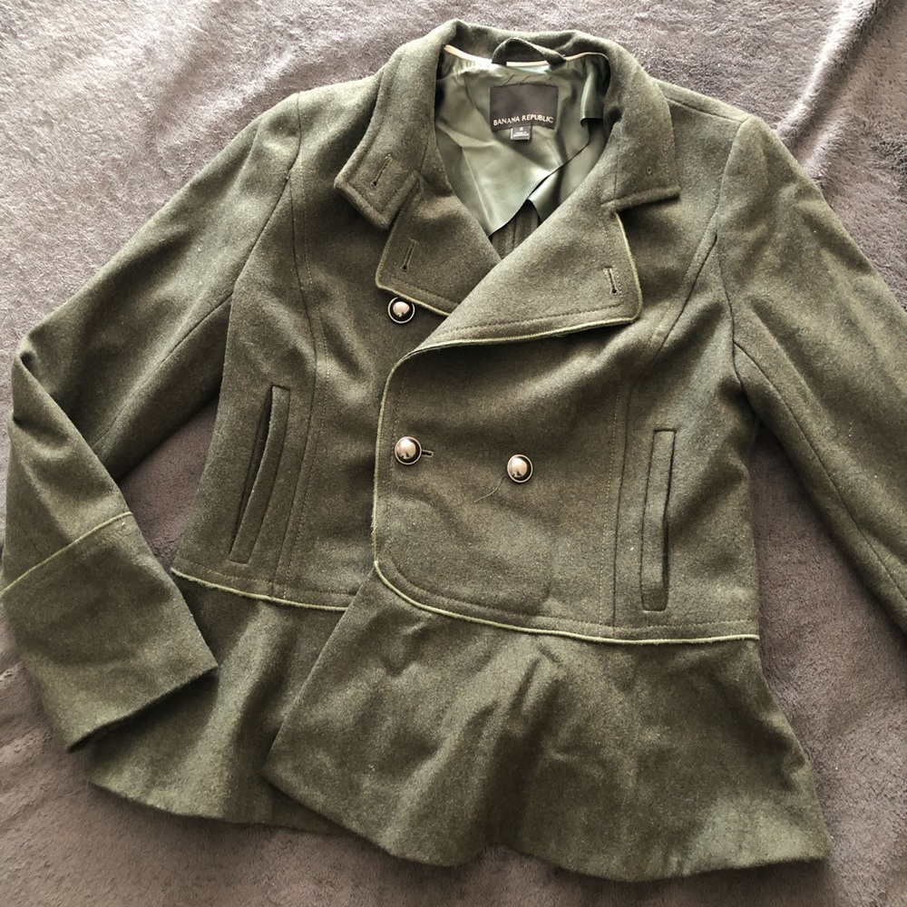 Banana Republic Mario Bellucci Pea Coat